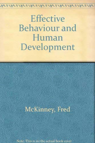 Book Effective Behavior And Human Development free