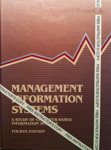Book Management information systems: A study of computer-based information systems free