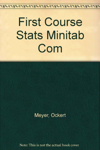 Book First Course Stats Minitab Com free