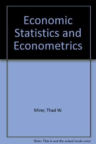 Book Economic Statistics And Econometrics free