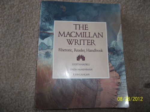 Book The Macmillan writer: Rhetoric, reader, handbook free