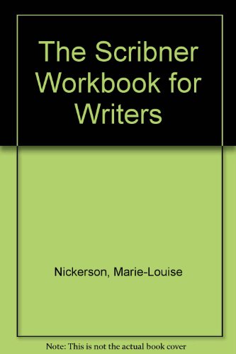 Book The Scribner Workbook for Writers free