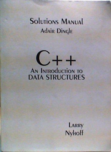 Book C++ An Introduction To Data Structures free