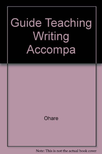 Book Guide Teaching Writing Accompa free