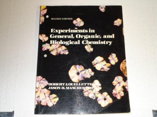 Book Experiments In General, Organic, And Biological Chemistry free