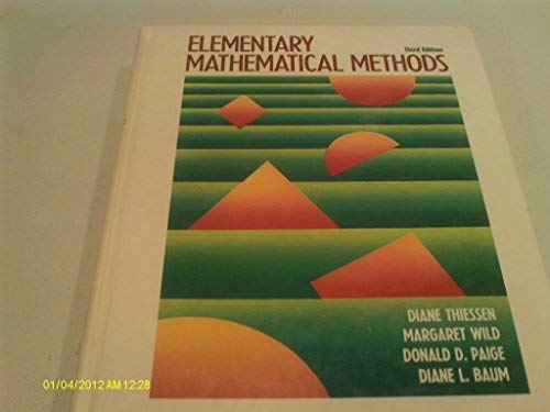 Book Elementary Mathematical Methods (3rd Edition) free