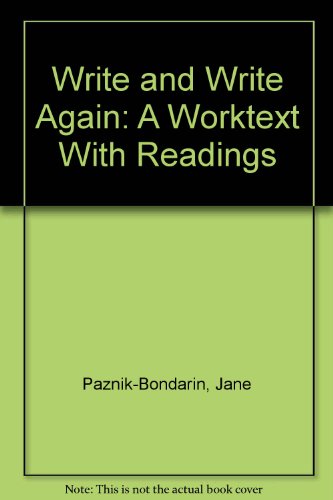 Book Write and Write Again: A Worktext With Readings free