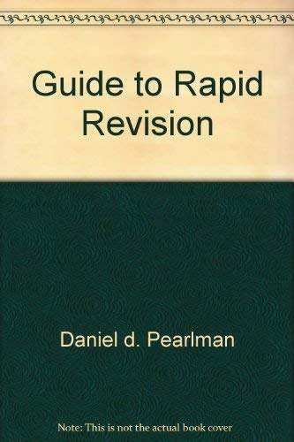 Book Guide To Rapid Revision free