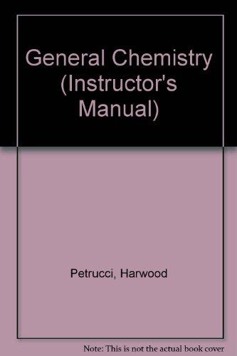 Book General Chemistry (instructor's Manual) free