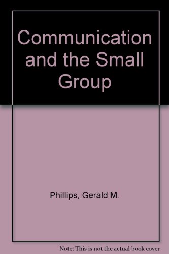 Book Communication And The Small Group free
