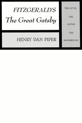 Book Fitzgerald's The Great Gatsby: The Novel, The Critics, The Background (Scribner Research Anthologies) free