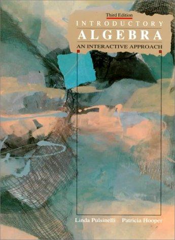 Book Introductory Algebra: An Interactive Approach free