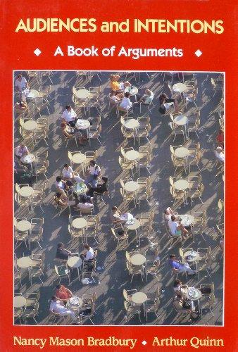 Book Audiences and Intentions: A Book of Arguments free