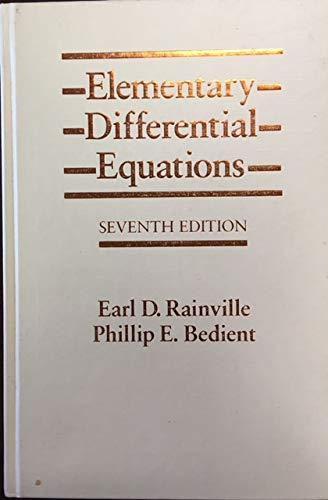 Book Elementary Differential Equations free