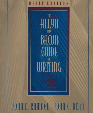 Book The Allyn and Bacon Guide to Writing: Brief Edition free