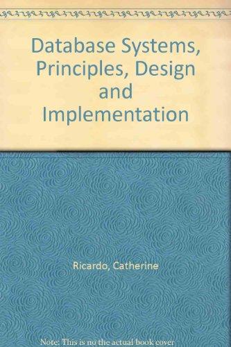 Book Database Systems: Principles Design and Implementation free