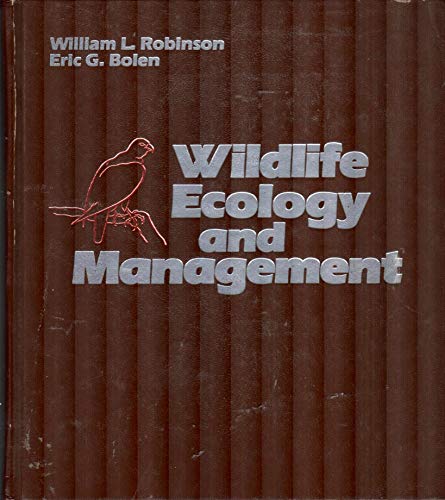 Book Wildlife ecology and management free