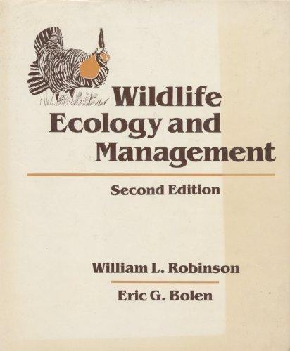 Book Wildlife Ecology and Management free