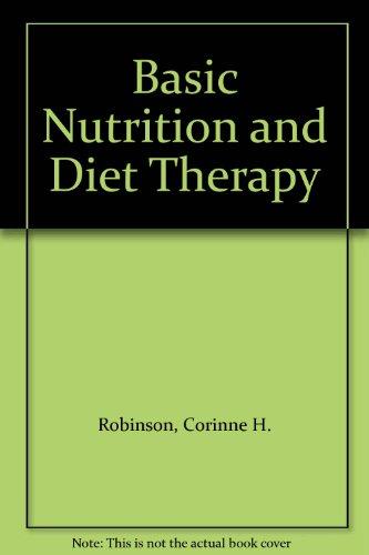 Book Basic Nutrition and Diet Therapy free