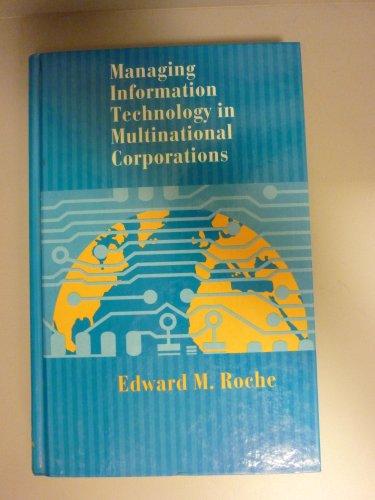 Book Managing Information Technology In Multinational Corporations free