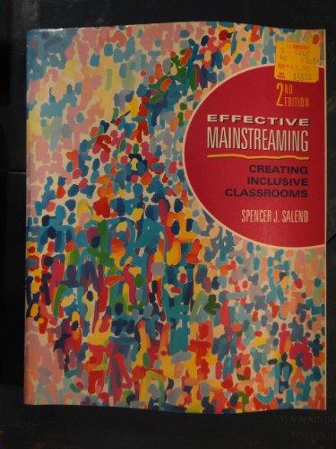 Book Effective Mainstreaming: Creating Inclusive Classrooms free