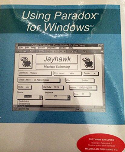 Book Using Paradox for Windows/Book and Disk free