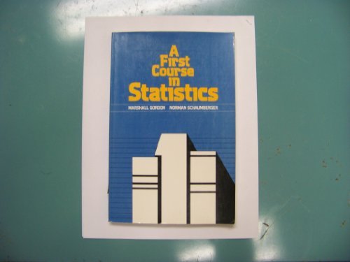 Book A first course in statistics free