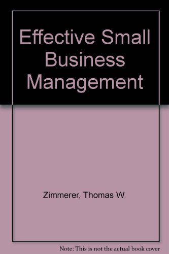 Book Effective Small Business Management free