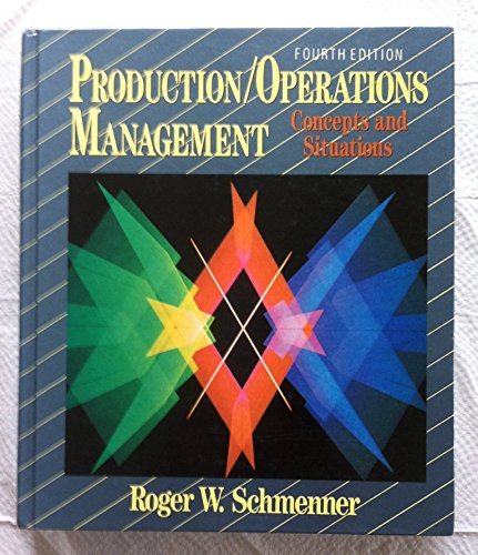Book Production/operations Management: Concepts And Situations free