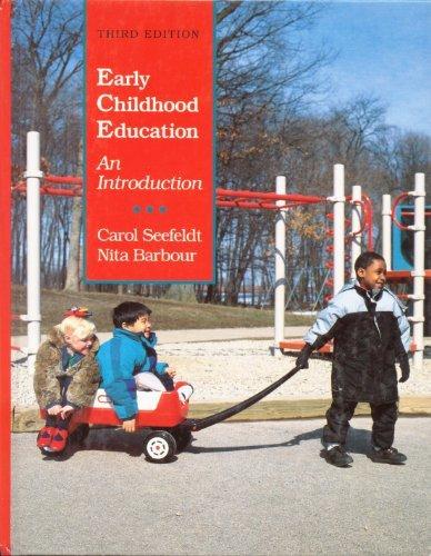 Book Early Childhood Education: An Introduction free