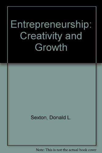 Book Entrepreneurship: Creativity and Growth free