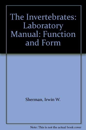 Book The Invertebrates: Laboratory Manual: Function and Form free