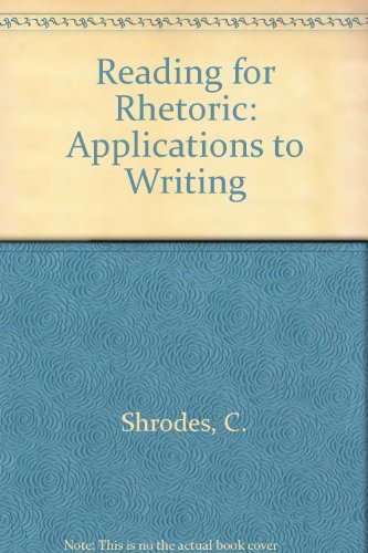 Book Reading for rhetoric: applications to writing free