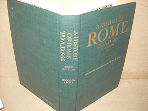 Book A History of Rome to A.D. 565 free