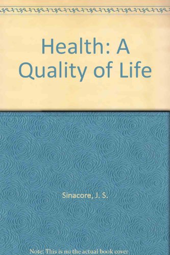 Book Health: A Quality Of Life free