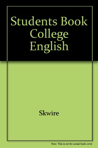 Book Students Book College English free