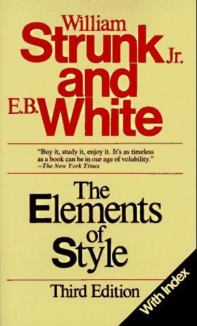 Book The Elements of Style, Third Edition free