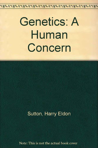 Book Genetics: A Human Concern free