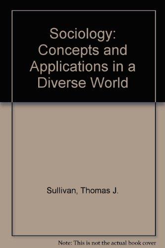 Book Sociology: Concepts And Applications For A Diverse World free