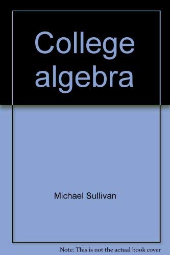 Book College algebra free