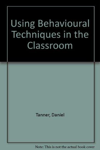 Book Using Behavioral Objectives In The Classroom. free