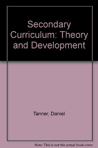 Book Secondary Curriculum: Theory And Development. free