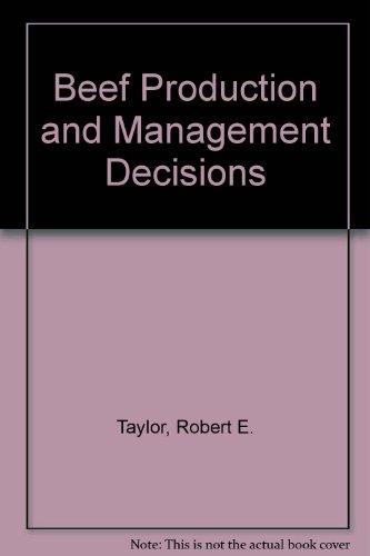 Book Beef Production and Management Decisions free