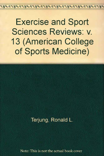 Book Exercise And Sport Sciences Reviews, 1985 (exercise & Sport Sciences Reviews) free