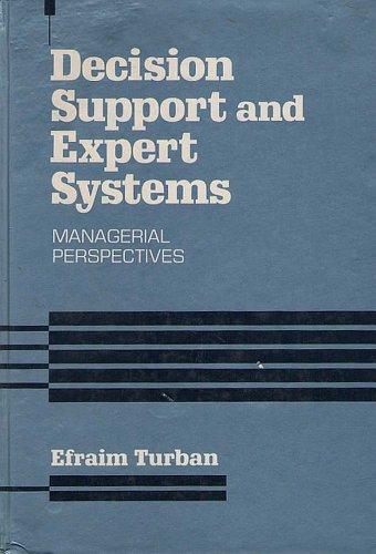 Book Decision Support and Expert Systems: Managerial Perspectives (Macmillan series in information systems) free