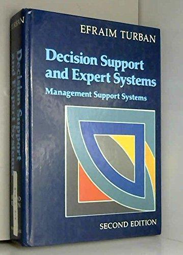 Book Decision support and expert systems: Management support systems (Macmillan series in information systems) free