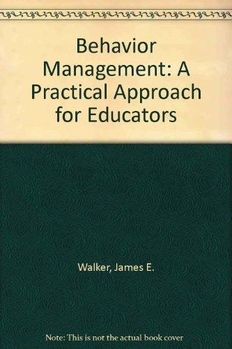 Book Behavior Management: A Practical Approach for Educators free