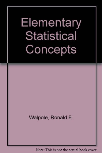 Book Elementary Statistical Concepts free