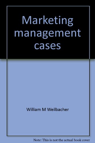 Book Marketing Management Cases: Planning And Executing Marketing Strategy free