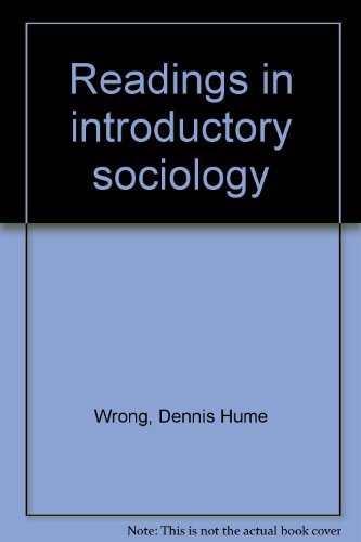 Book Readings In Introductory Sociology free Book Readings In Introductory Sociology free